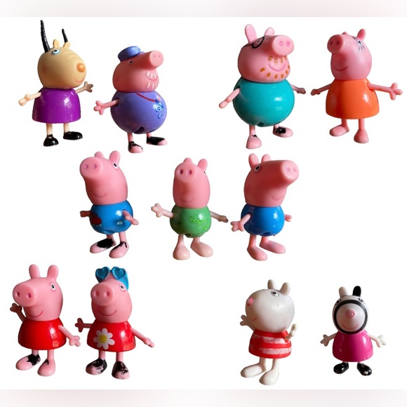 Other - Peppa pig Family and some friends figure /Lot of 11